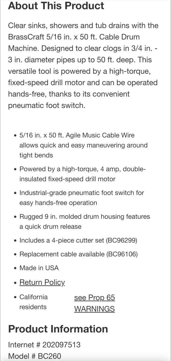Brass Craft Cable Drum Machine - Homosassa, Florida - FleaMarketBay