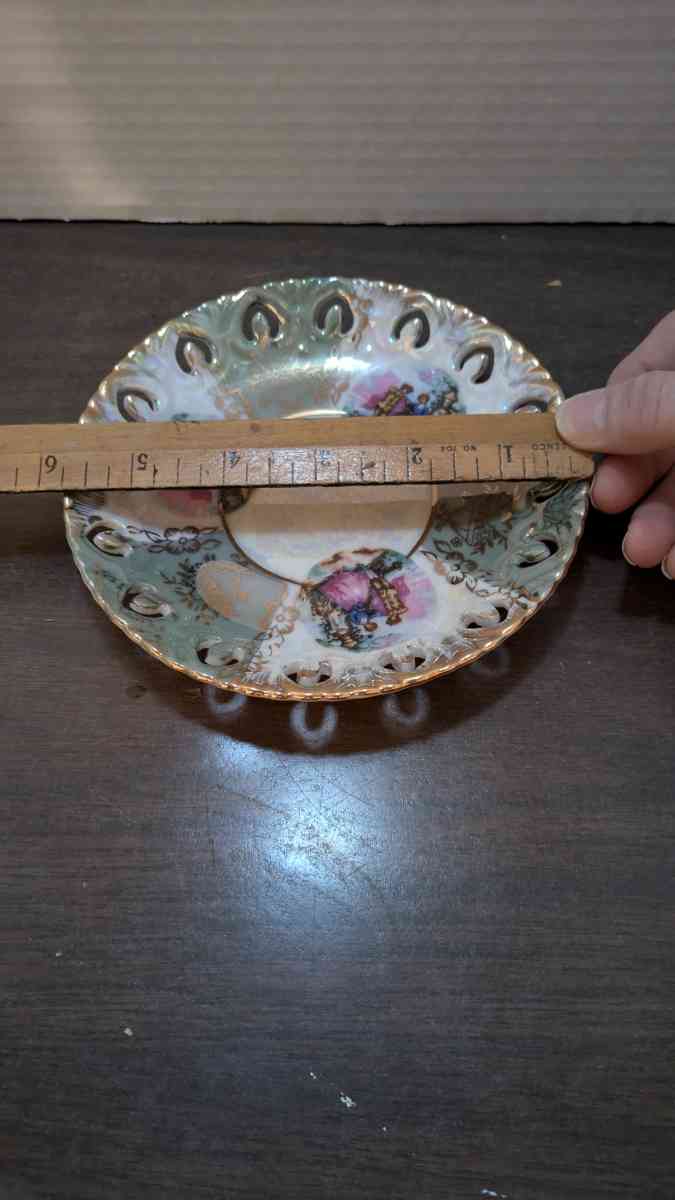 Rare Antique Kelvin Fine China Iridescent Green And White Pl - Phoenix, Arizona - FleaMarketBay