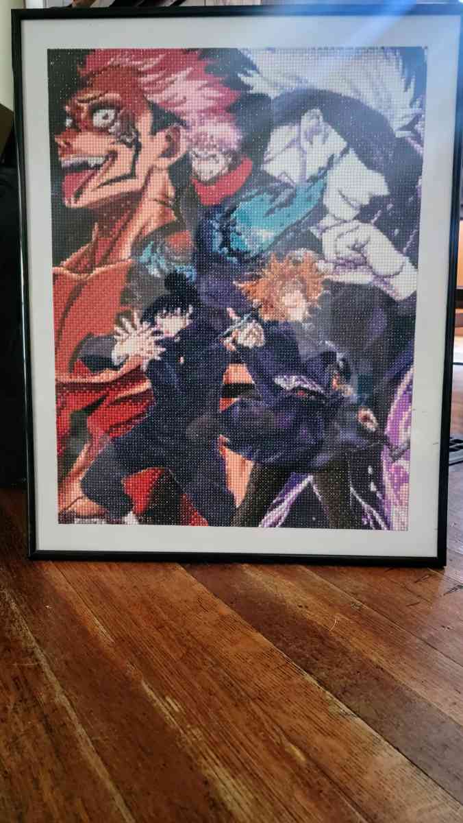 Jujustu Kaisen Diamond Artwork - Rockford, Illinois