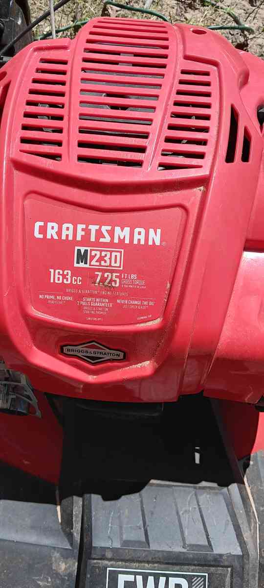 Craftsman M230 self propelled mower - Montgomery, Texas - FleaMarketBay