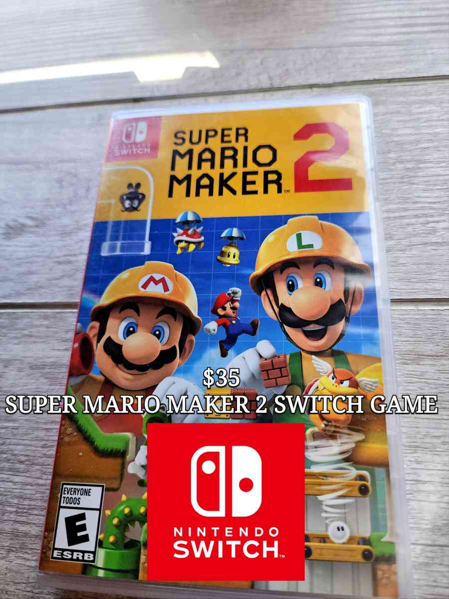 Super Mario Maker 2 Switch Game - Manteca, California
