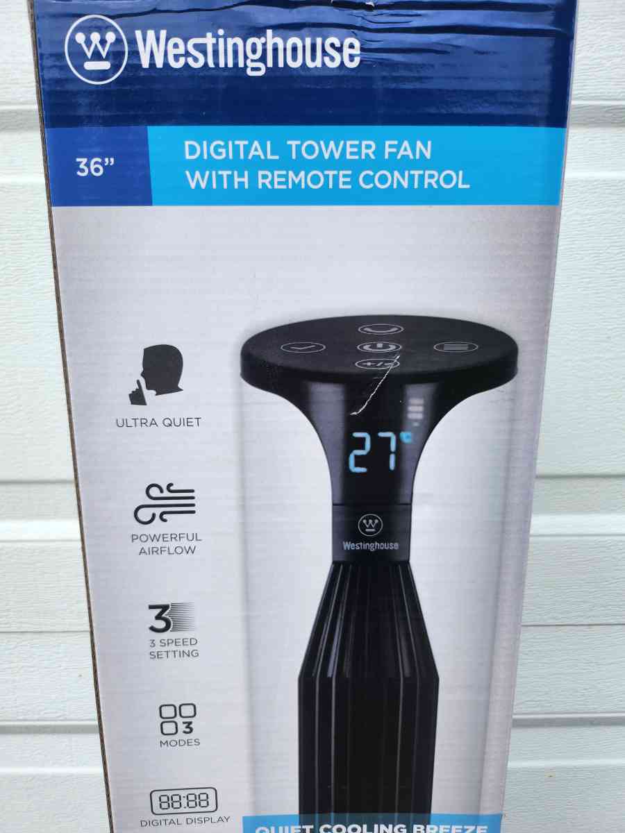 Westinghouse 36 inch Oscillating Tower Fan with Remote Contr - Homosassa, Florida - FleaMarketBay