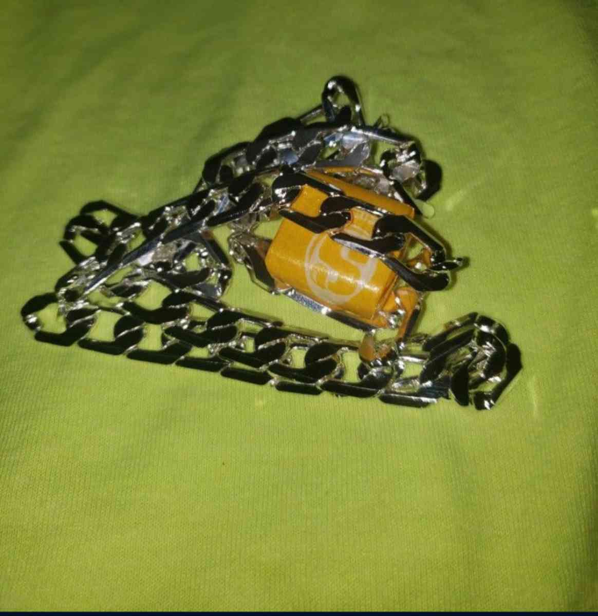 New 925 stamped silver ilver 10mm Cuban Link 24in chain - Fresno, California - FleaMarketBay