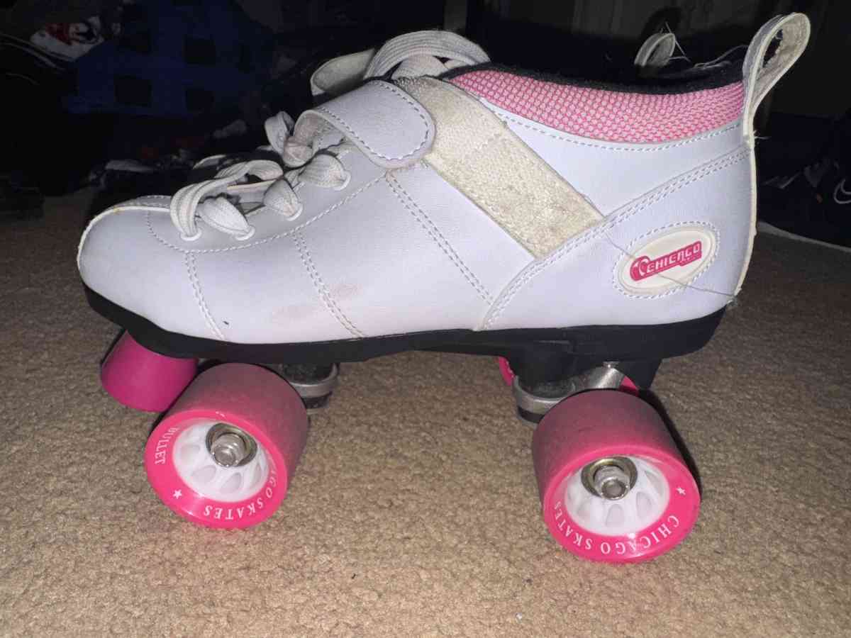 Bullet White and Pink Roller Skates - Peoria, Arizona - FleaMarketBay