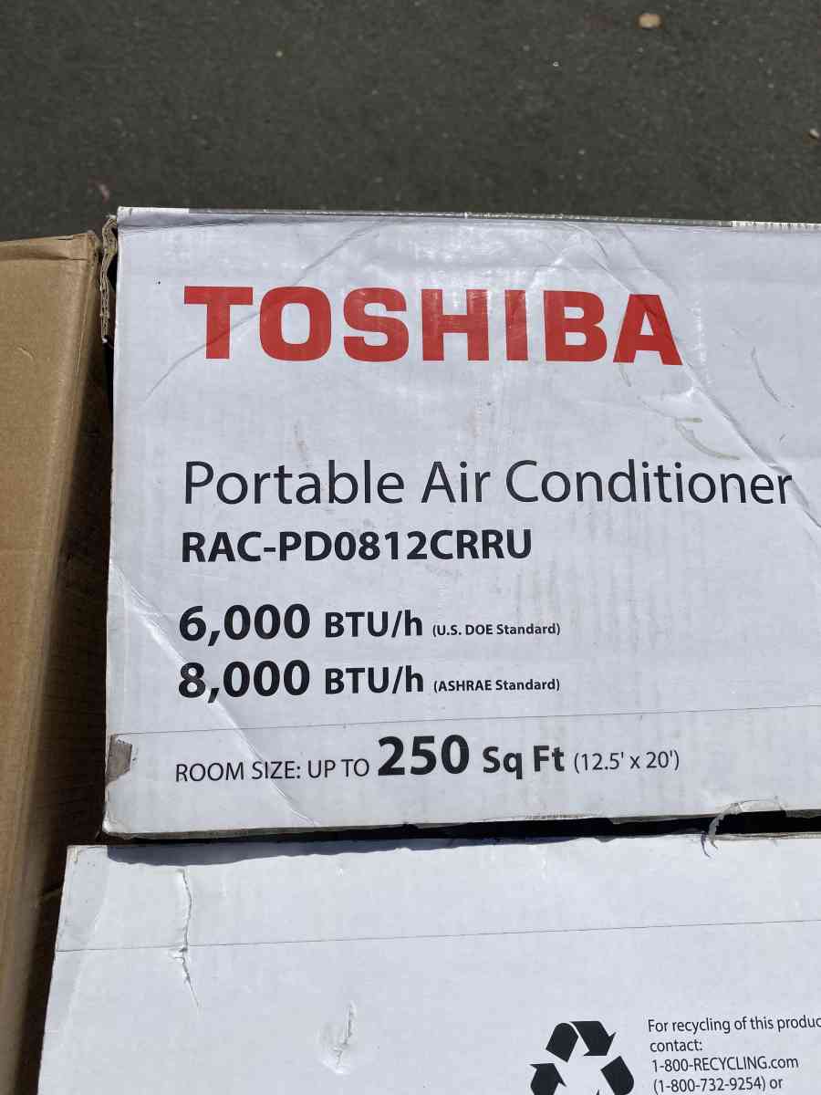 Toshiba portable AC - Claremont, California - FleaMarketBay