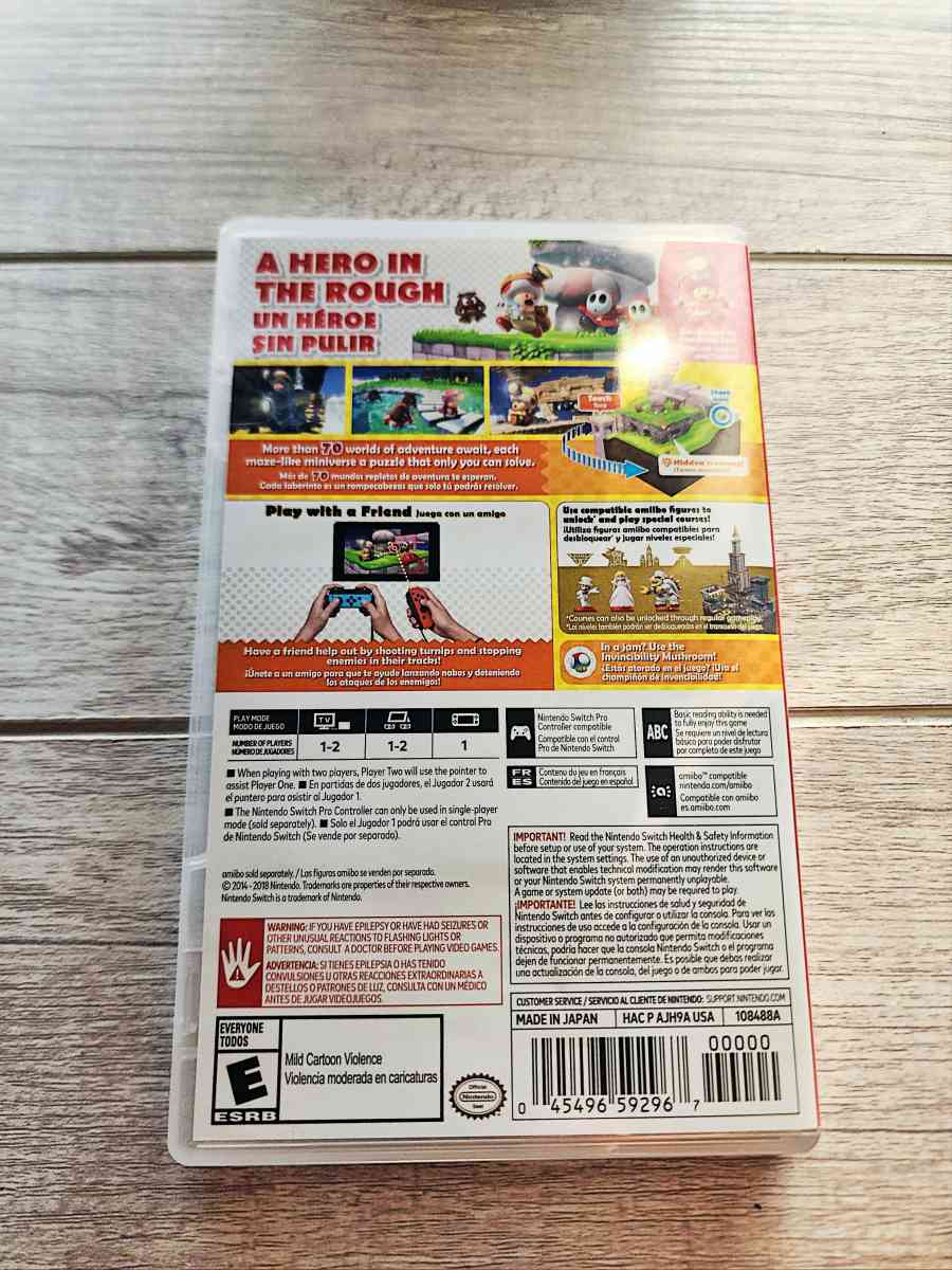 Captain Toad  Treasure Tracker Switch Game 30 - Manteca, California - FleaMarketBay