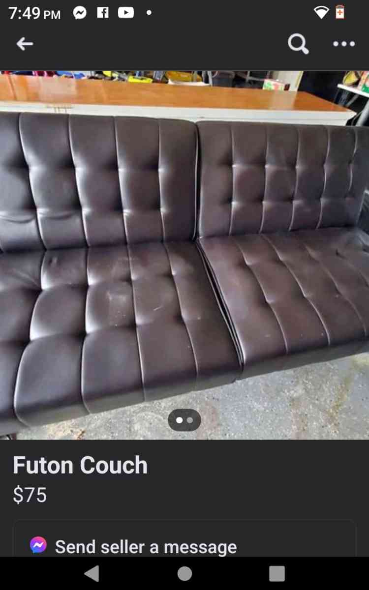 Black sofa bed - Jacksonville, Florida - FleaMarketBay