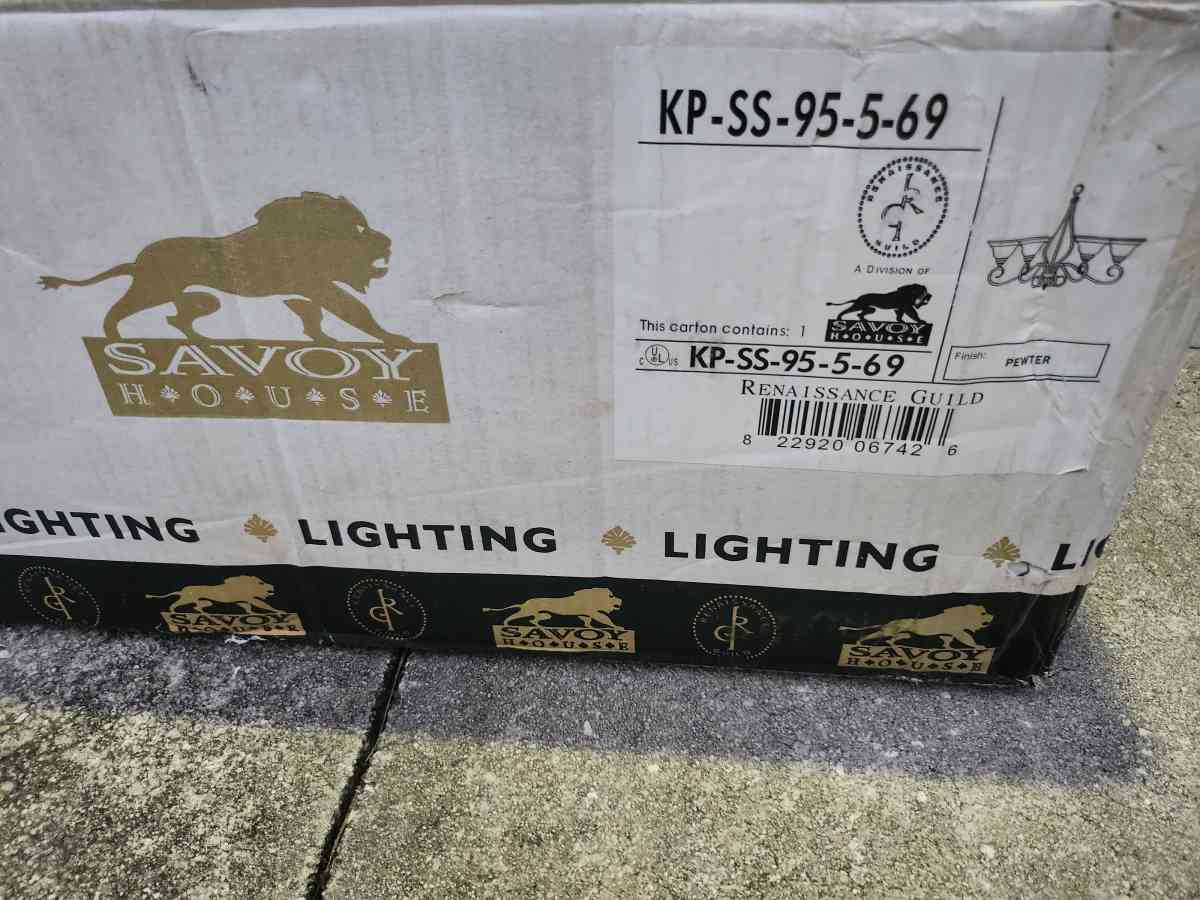 Savoy House Polar 5 Light Chandelier - Homosassa, Florida - FleaMarketBay