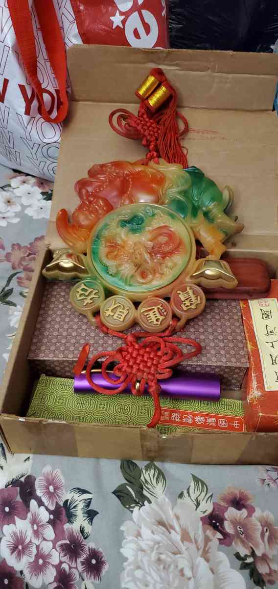 Antiques Collectibles Giok Kwan Kong dan Kwan Ping keberuntung - Buffalo, New York