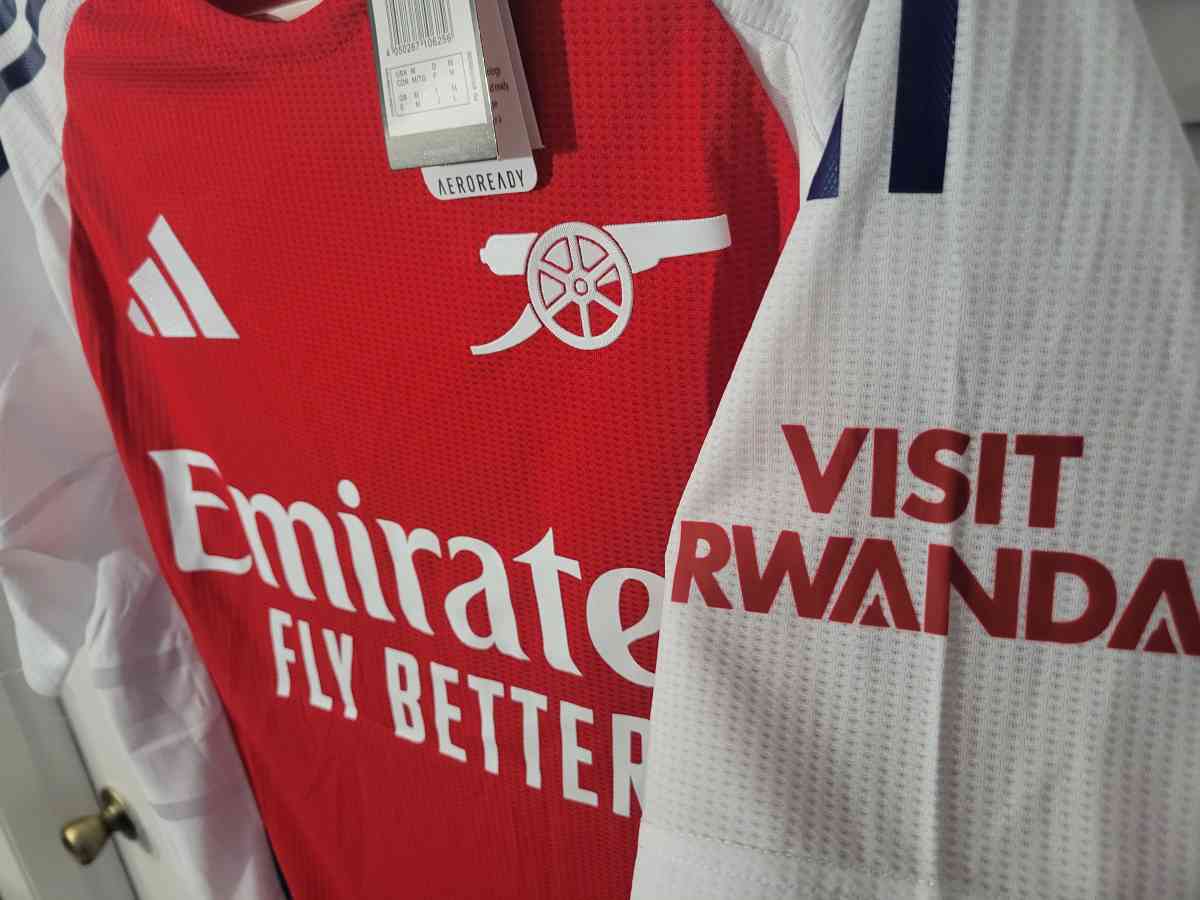 Arsenal Jersey Soccer 2025 Player Version Size M L Saka - Miami, Florida - FleaMarketBay