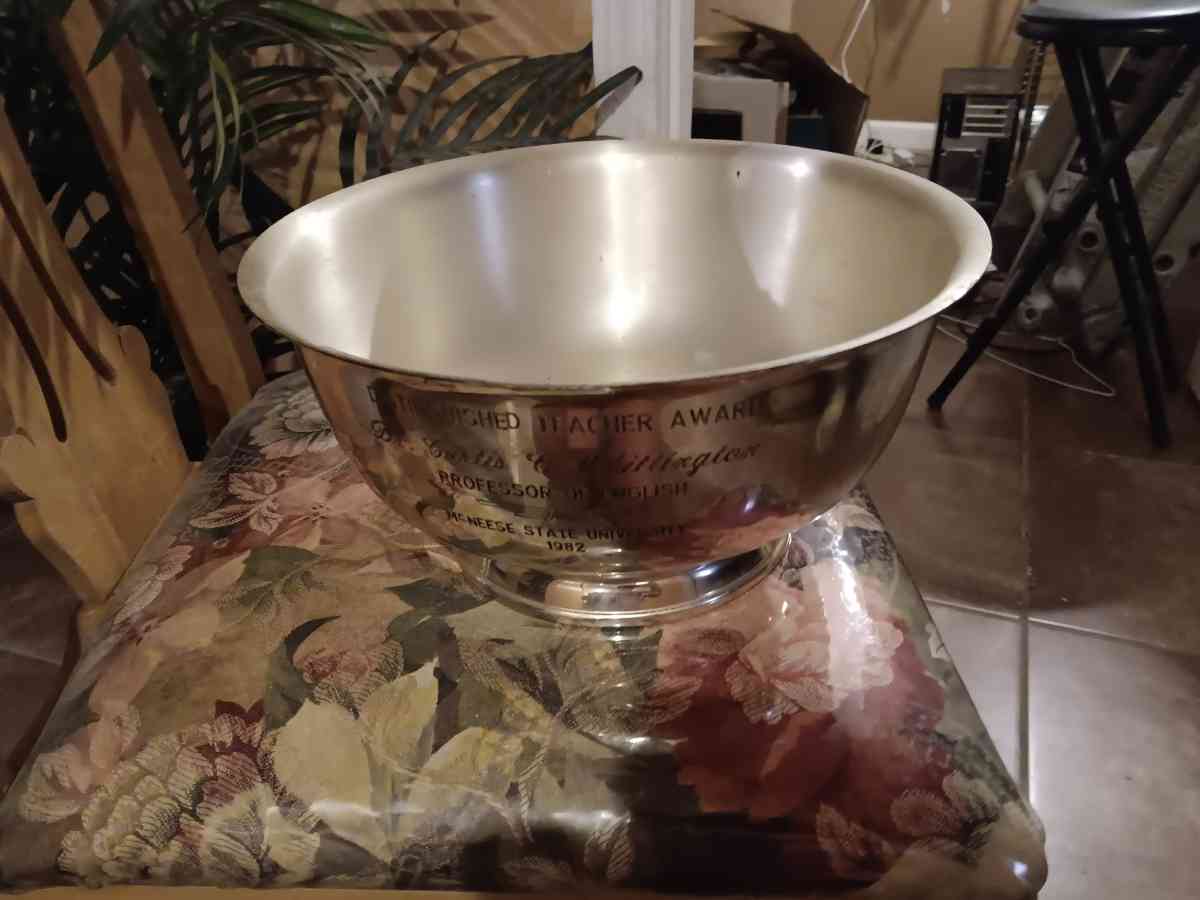 sterling silver presentation bowl - Lake Charles, Louisiana
