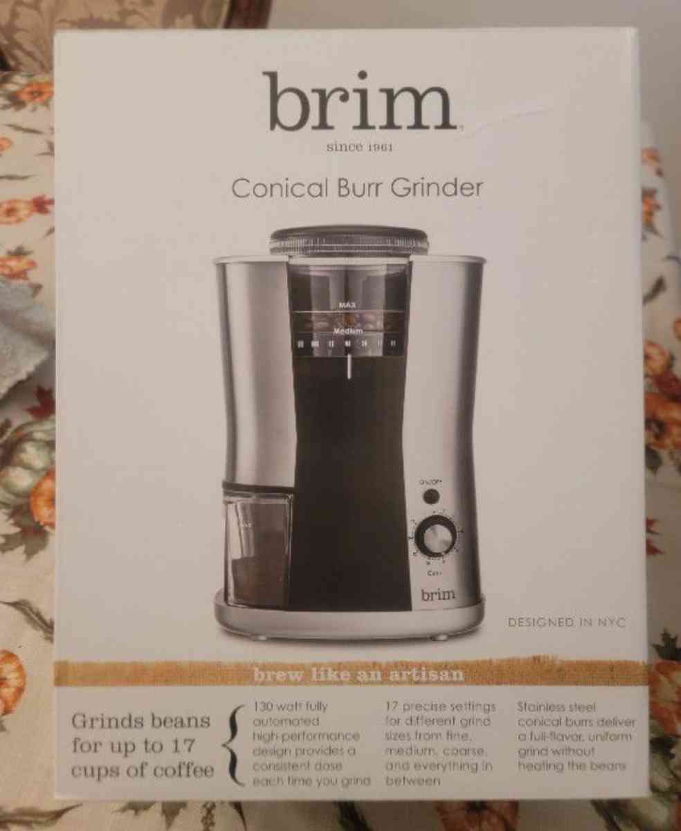 Brim Conical Burr Grinder  Coffee - Hudson, Florida - FleaMarketBay