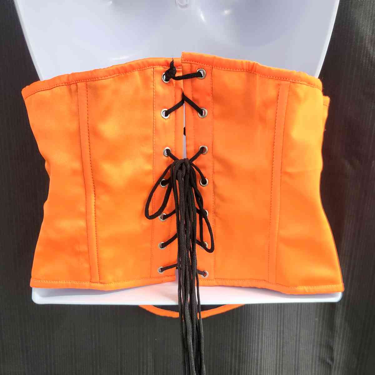 Orange Burleska Underbust Corset Size 26 - Kenner, Louisiana - FleaMarketBay