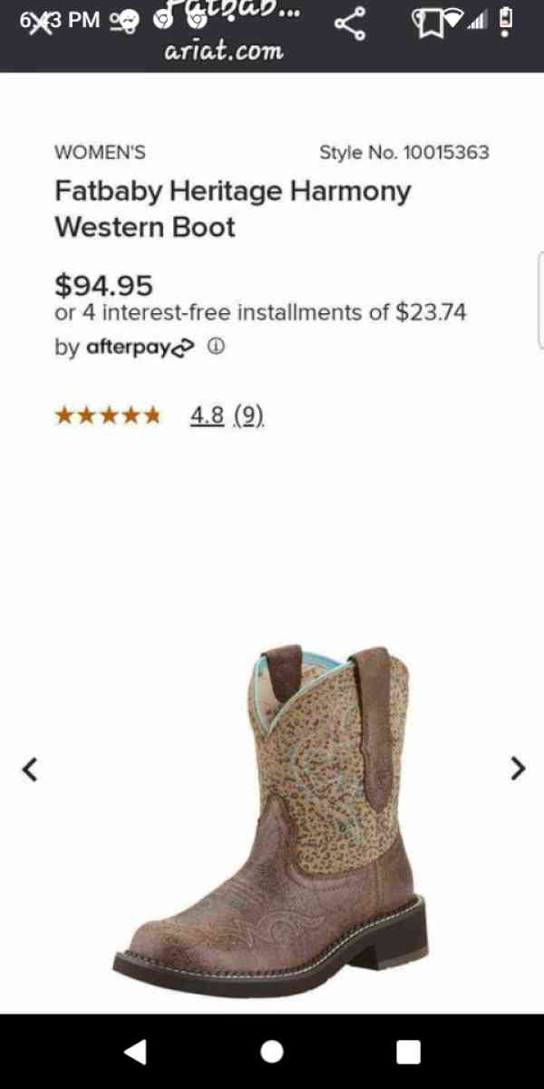 womans Ariat boots - Monticello, Kentucky - FleaMarketBay