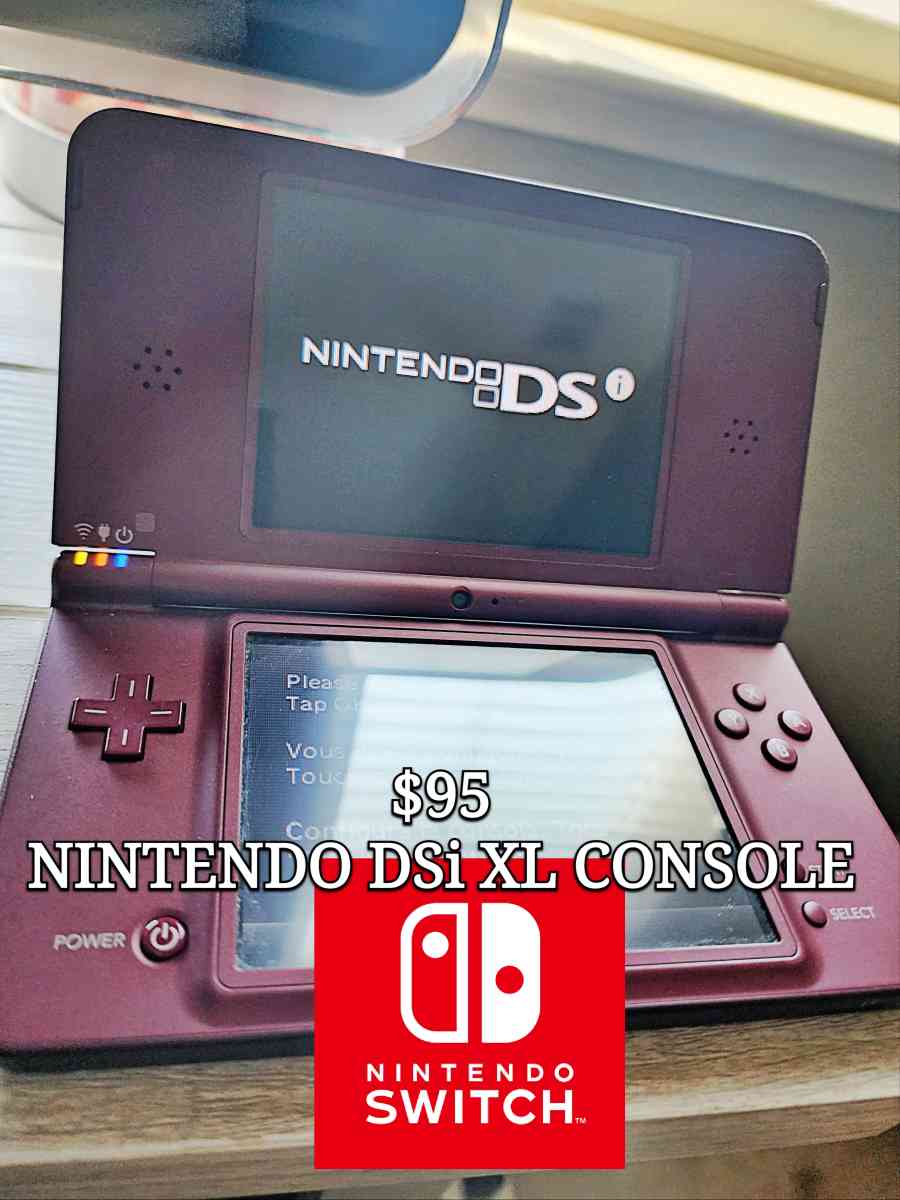 Nintendo DSi XL Burgundy Color - Manteca, California