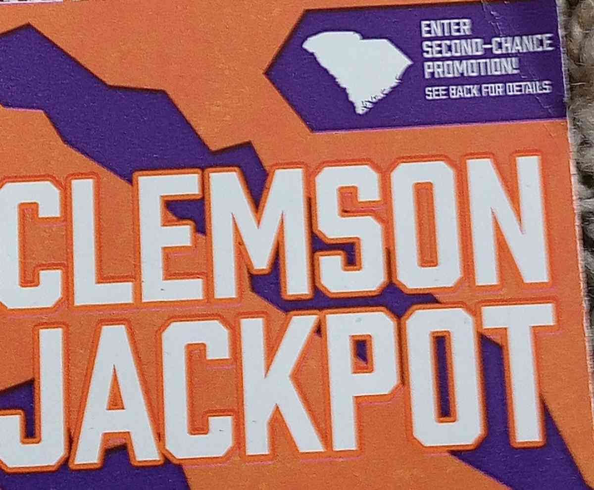 a 5 dollar winning Clemson scratch off - Spartanburg, South Carolina - FleaMarketBay
