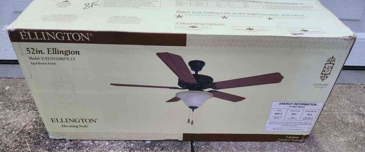 Ellington 52 Inch Ceiling Fan