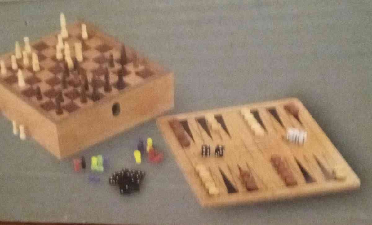 Wooden Chess Game Set 7 in 1 - Arlington Heights, Illinois