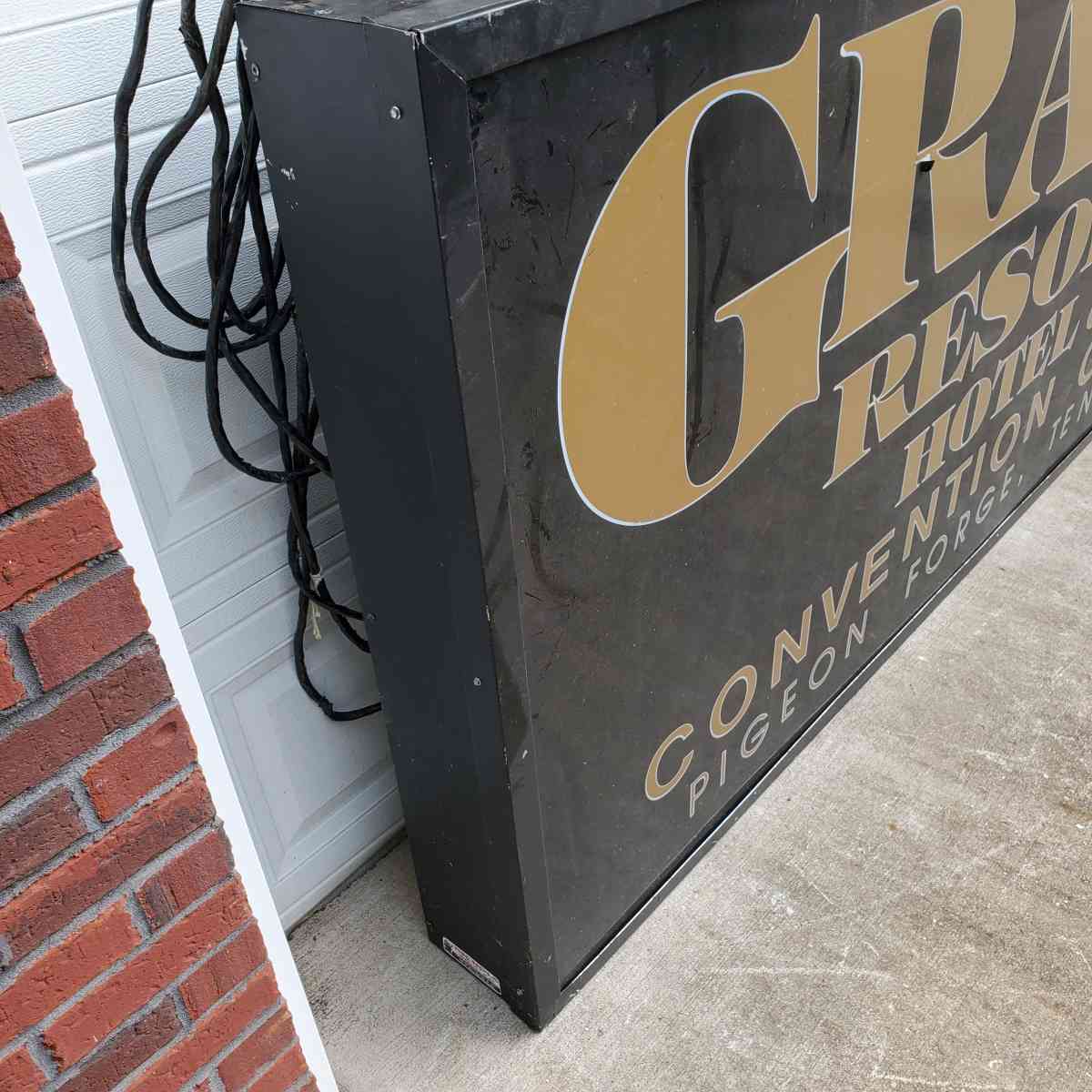 Grand Resort Hotel  Convention Center Sign - Rock Island, Tennessee - FleaMarketBay