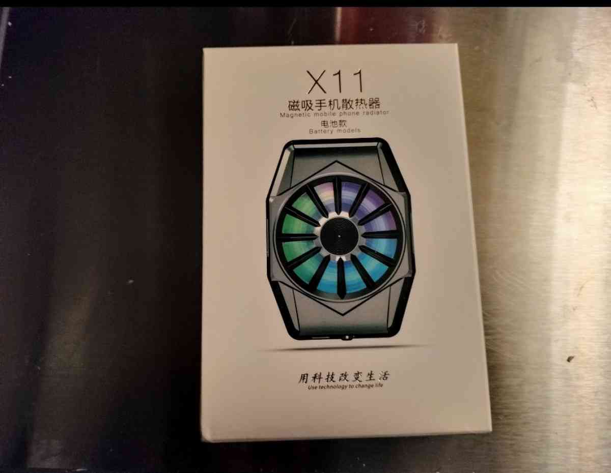 radiator fan for android and apple phones metallic blk - Farmingdale, New York - FleaMarketBay