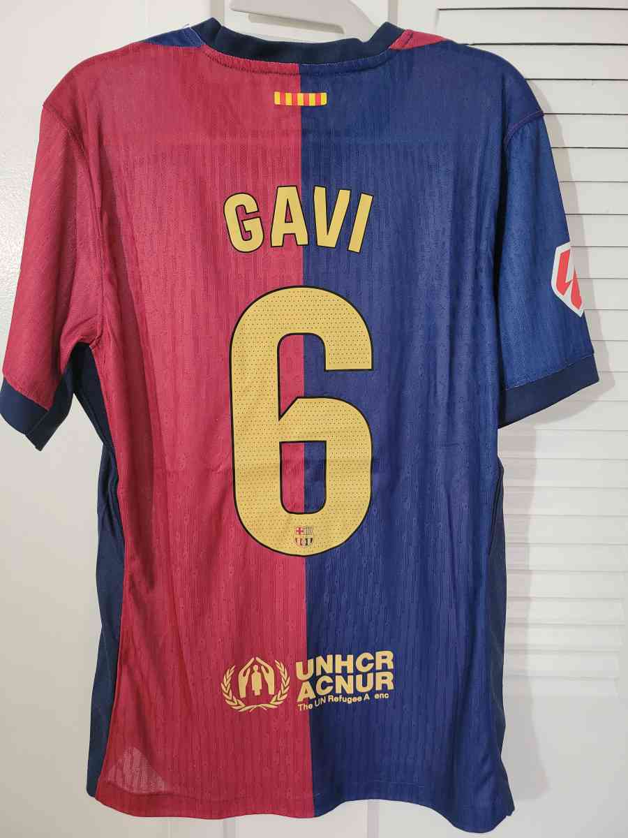 FC Barcelona Jersey Soccer 2025 Player Version Size M Gavi - Miami, Florida
