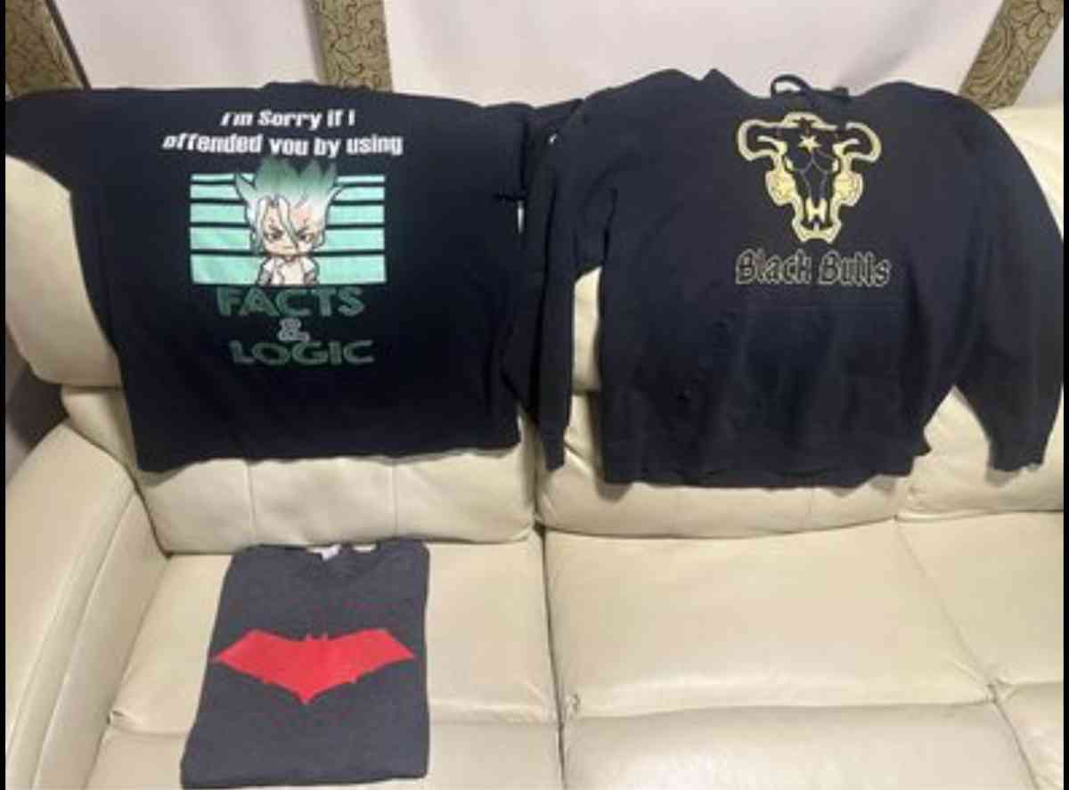 Anime shirt and Hoodie - Plano, Texas - FleaMarketBay