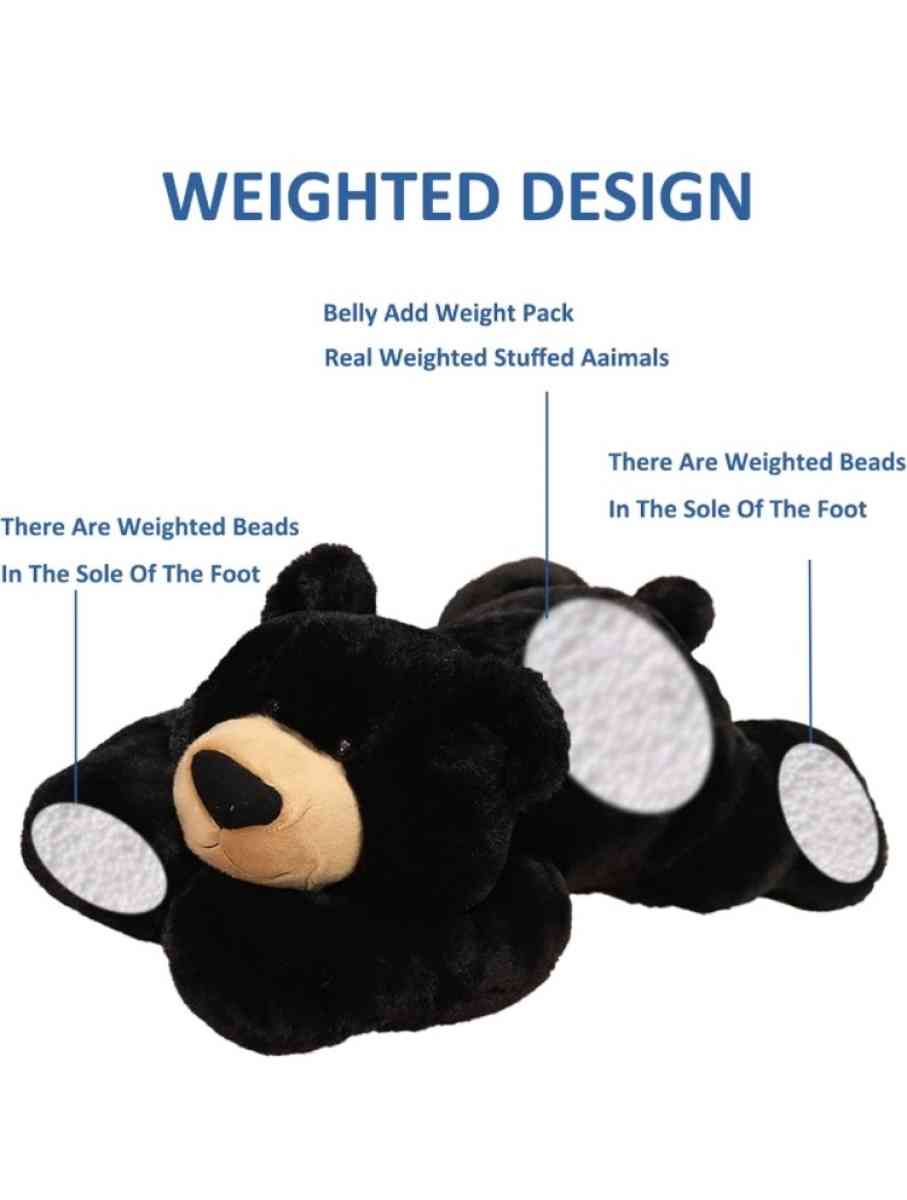 20 inch black bear plush - Grand Terrace, California - FleaMarketBay