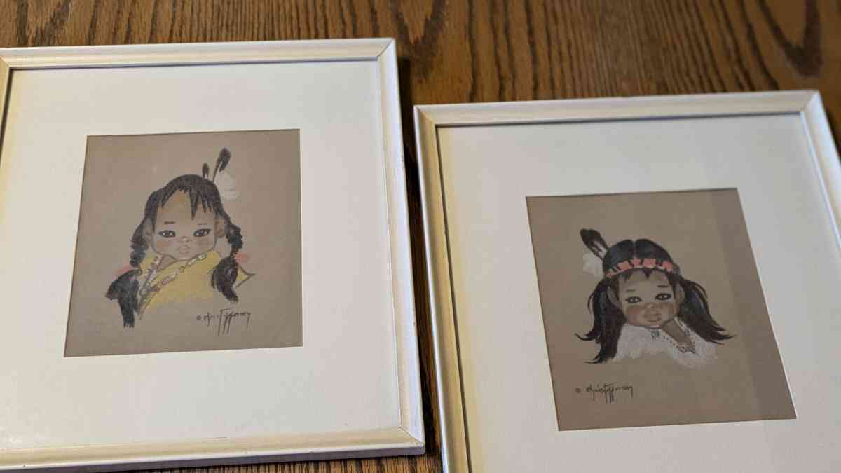 Vintage Chalk Paintings by Gerta Christoffersen The Little P - Phoenix, Arizona