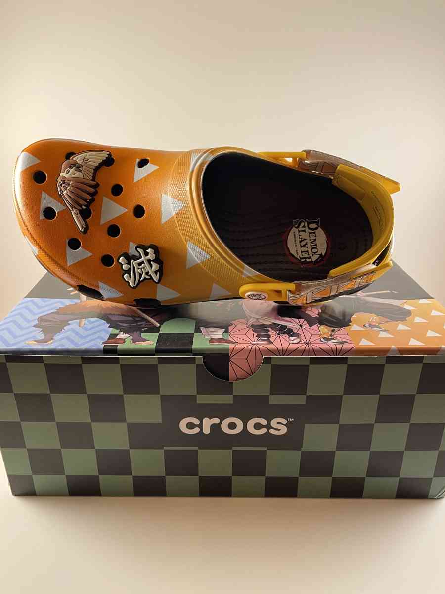 CROCS Demon Slayer Zenitsu Brand New - Chicago, Illinois - FleaMarketBay