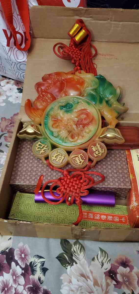 Antiques Collectibles Giok Kwan Kong dan Kwan Ping keberuntung - Buffalo, New York - FleaMarketBay