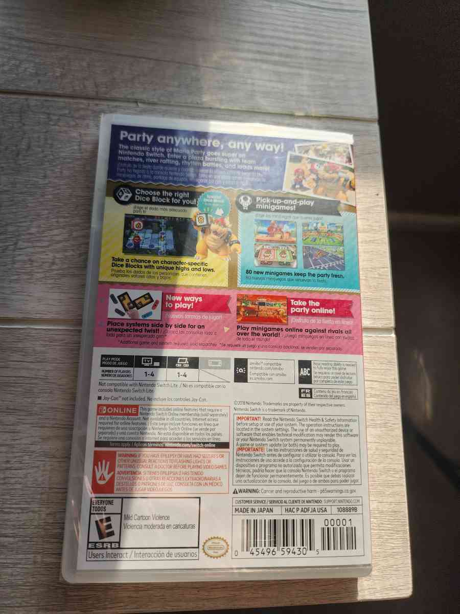 Super Mario Party Game Sealed 50 - Manteca, California - FleaMarketBay