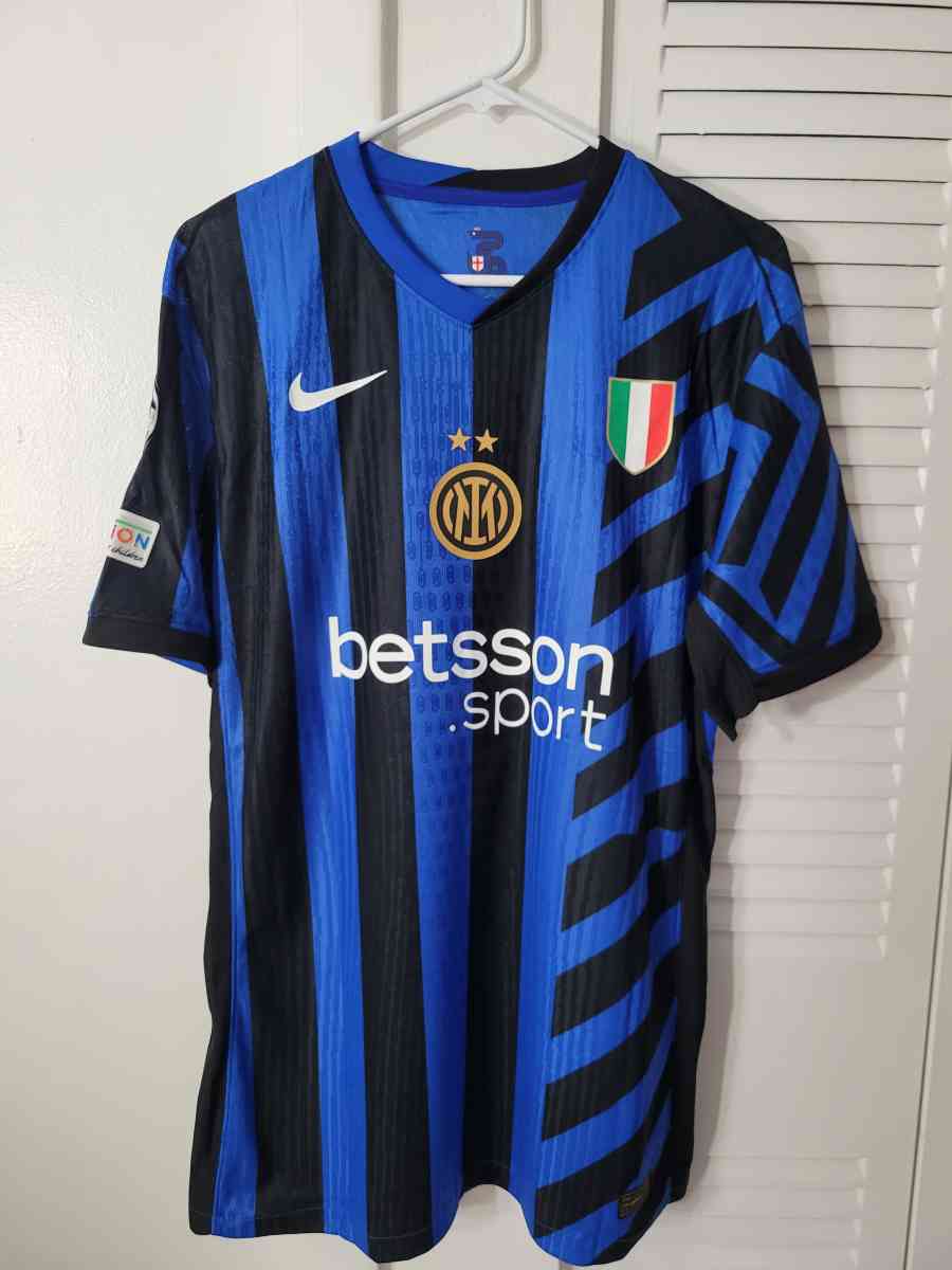 Inter Milan Jersey Soccer 2025 Player Version Size M Lautaro - Miami, Florida - FleaMarketBay