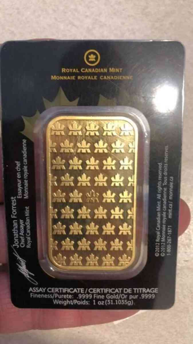1oz gold bar - Salt Lake City, Utah - FleaMarketBay