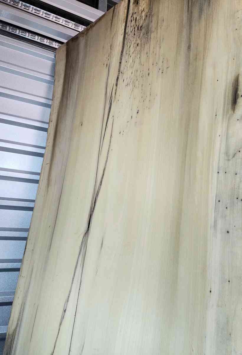 Ohio Red Oak Live Edge Wood Slab 38W x 97L x 2 Thick - Kenner, Louisiana - FleaMarketBay