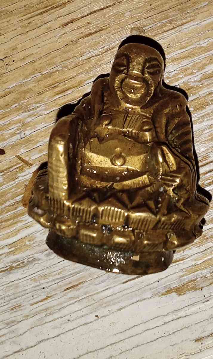 brass handmade Buddha antique - Deming, New Mexico