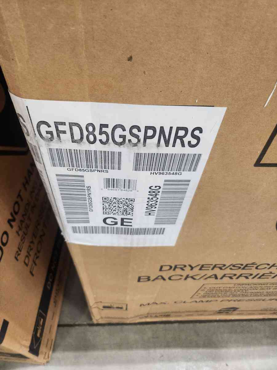 GE Smart WiFi Front Load Steam Dryer - Malaga, New Jersey - FleaMarketBay