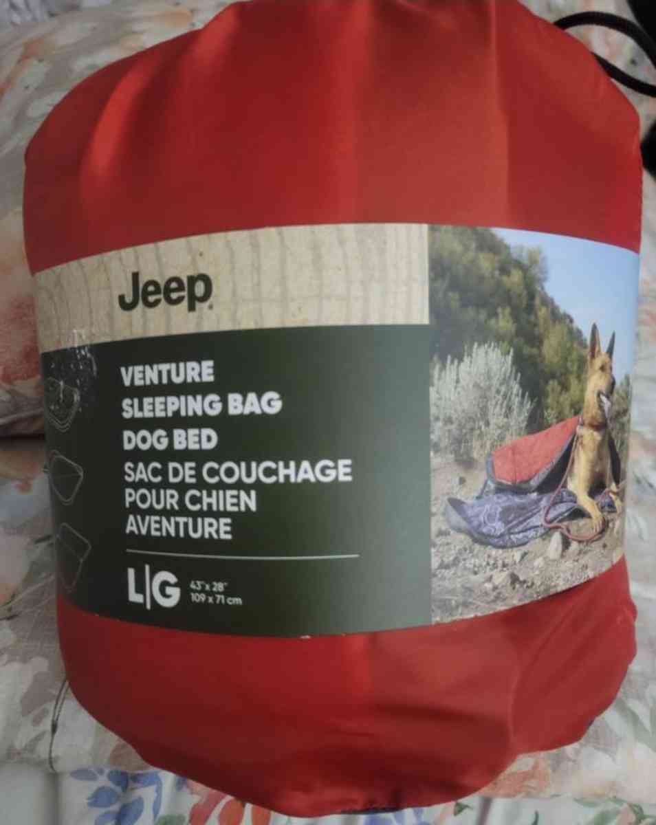 Venture Sleepin Bag Dog Bed  Large 43x28 109x71 Cm - Hudson, Florida - FleaMarketBay