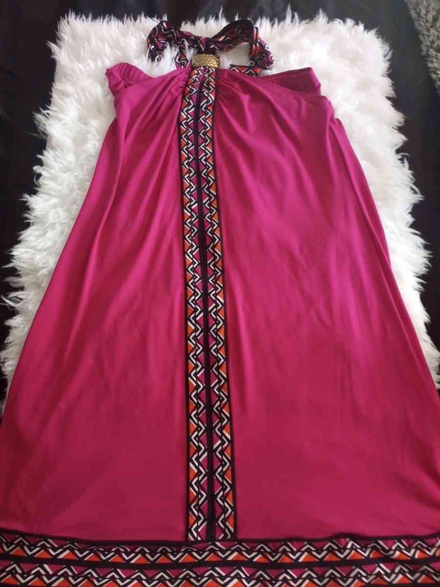 beautiful pink satin feel dress Calvin Clien - Fulton, New York