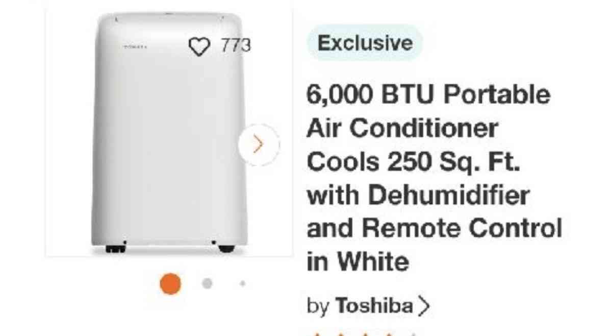 Toshiba portable AC - Claremont, California - FleaMarketBay