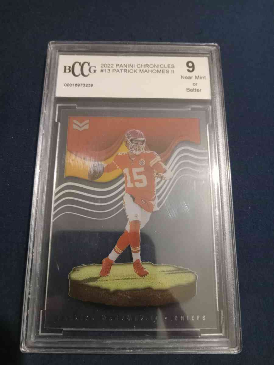 Patrick Mahomes graded 9 sports card - Sparta, Missouri