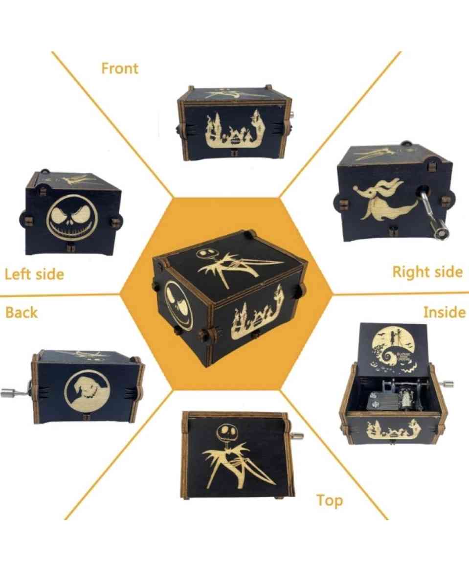 Halloween Musical Musical Wood Box - Grand Terrace, California - FleaMarketBay