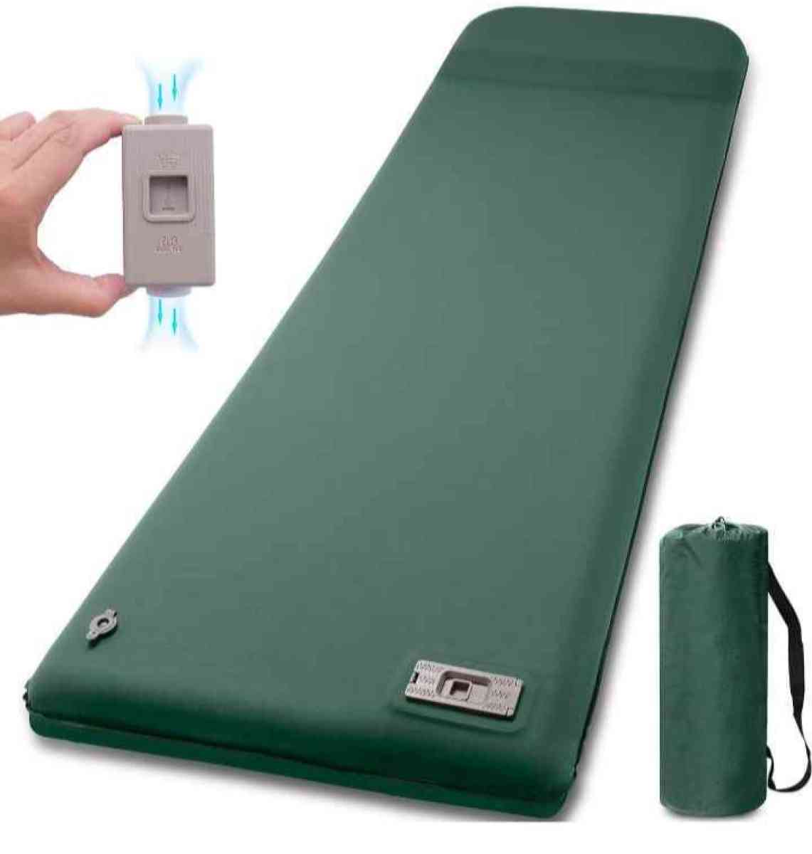 Green Self Inflating Sleeping Pad with Electric Pump - Jeffersonville, Indiana