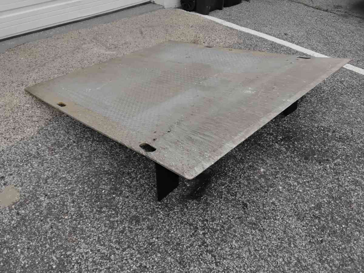 Nice All Aluminum Dock Plate with 4 Handles Like New - Williamstown, New Jersey - FleaMarketBay