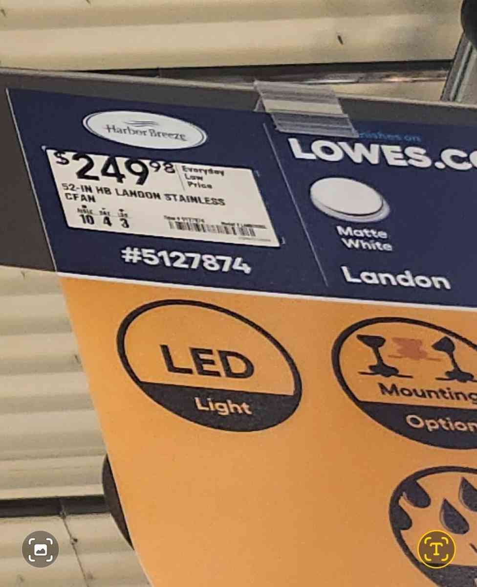 Harbor Breeze Landon Ceiling Fan - Homosassa, Florida - FleaMarketBay