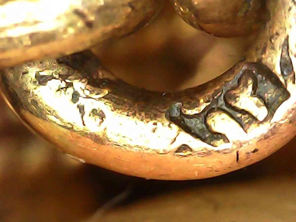 Vintage 12K Solid Rose Gold Egyptian Necklace  Pendant - Virginia Beach, Virginia - FleaMarketBay