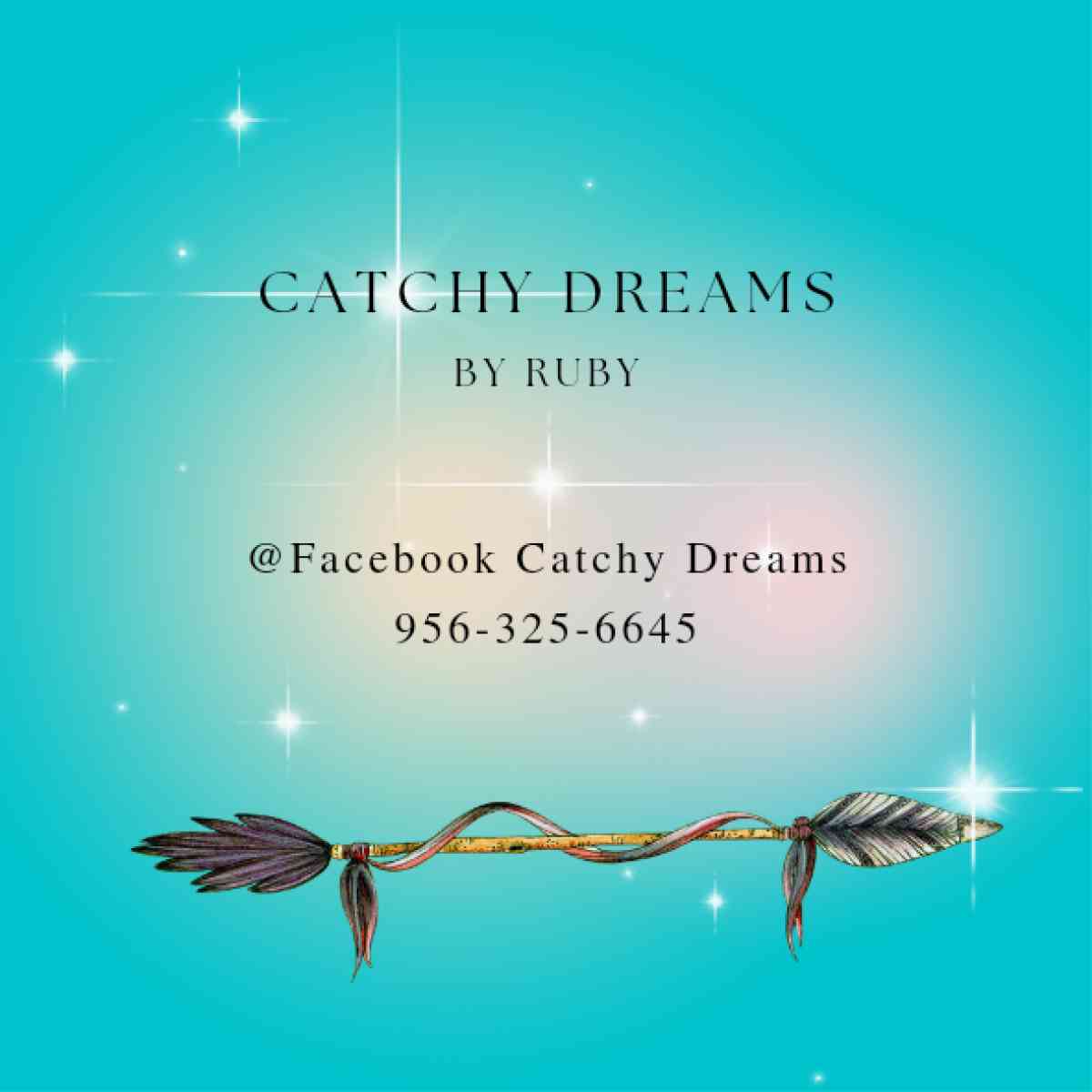 Black Leather Dream Catcher - Alamo, Texas - FleaMarketBay