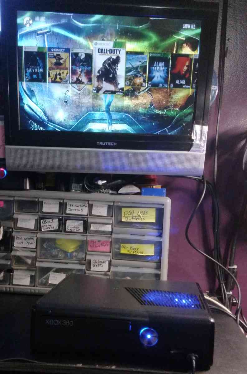 Xbox 360 slim 250GB  modified  RGH3 - Bloomington, Indiana - FleaMarketBay