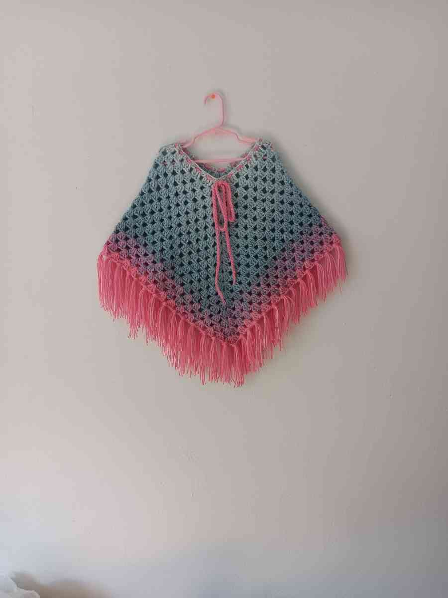 Handmade Girl Toddler Poncho - Fort Pierce, Florida - FleaMarketBay