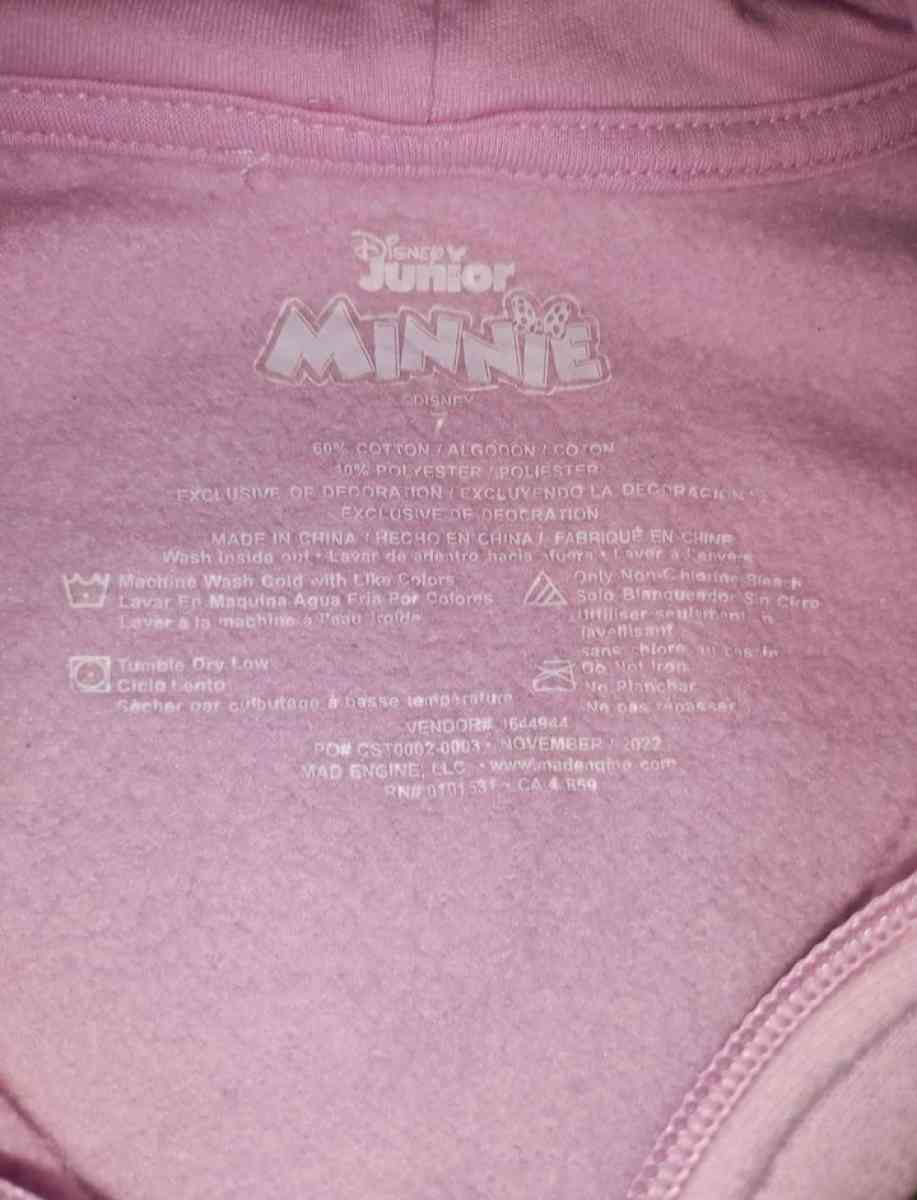 Girls Mini Mouse Jacket Size 7 - Jeffersonville, Indiana - FleaMarketBay