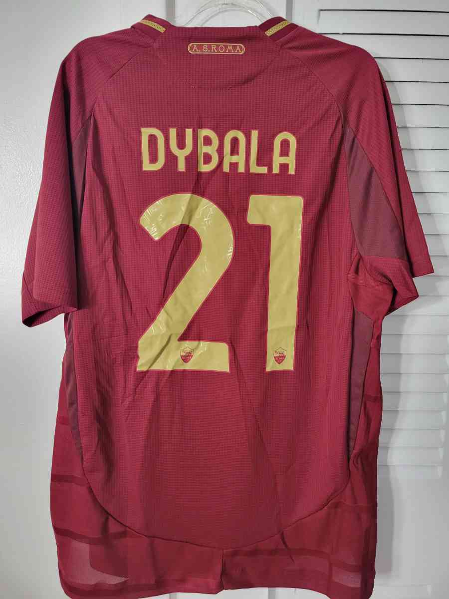 AS Roma Jersey Soccer 2025 Player Version Size 2XL Dybala - Miami, Florida